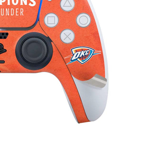 2025 NBA Champions Oklahoma City Thunder PS5 Controller Skin